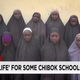 Image from “proof of life” video showing 15 of the girls kidnapped from Chibok, Nigeria
CNN screenshot